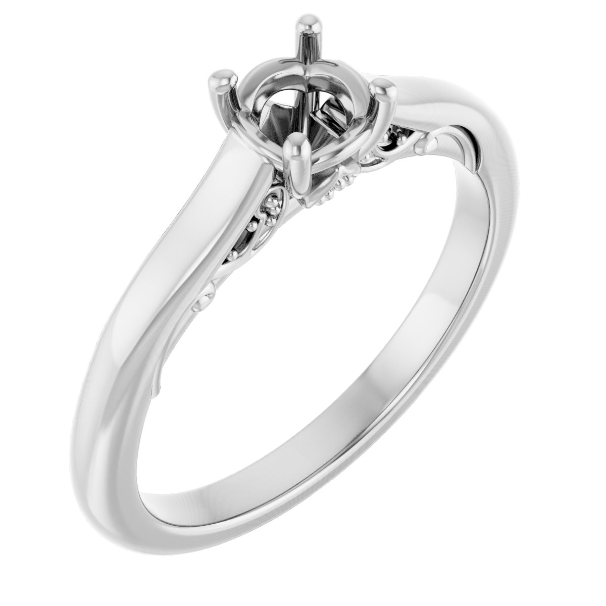 Accented Engagement Ring