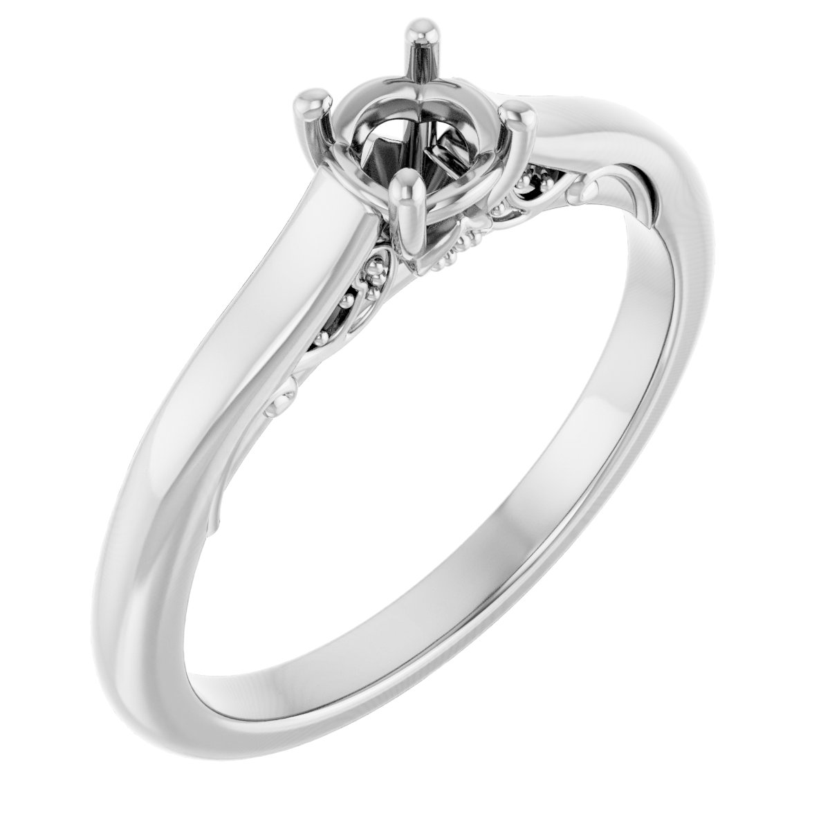 Accented Engagement Ring