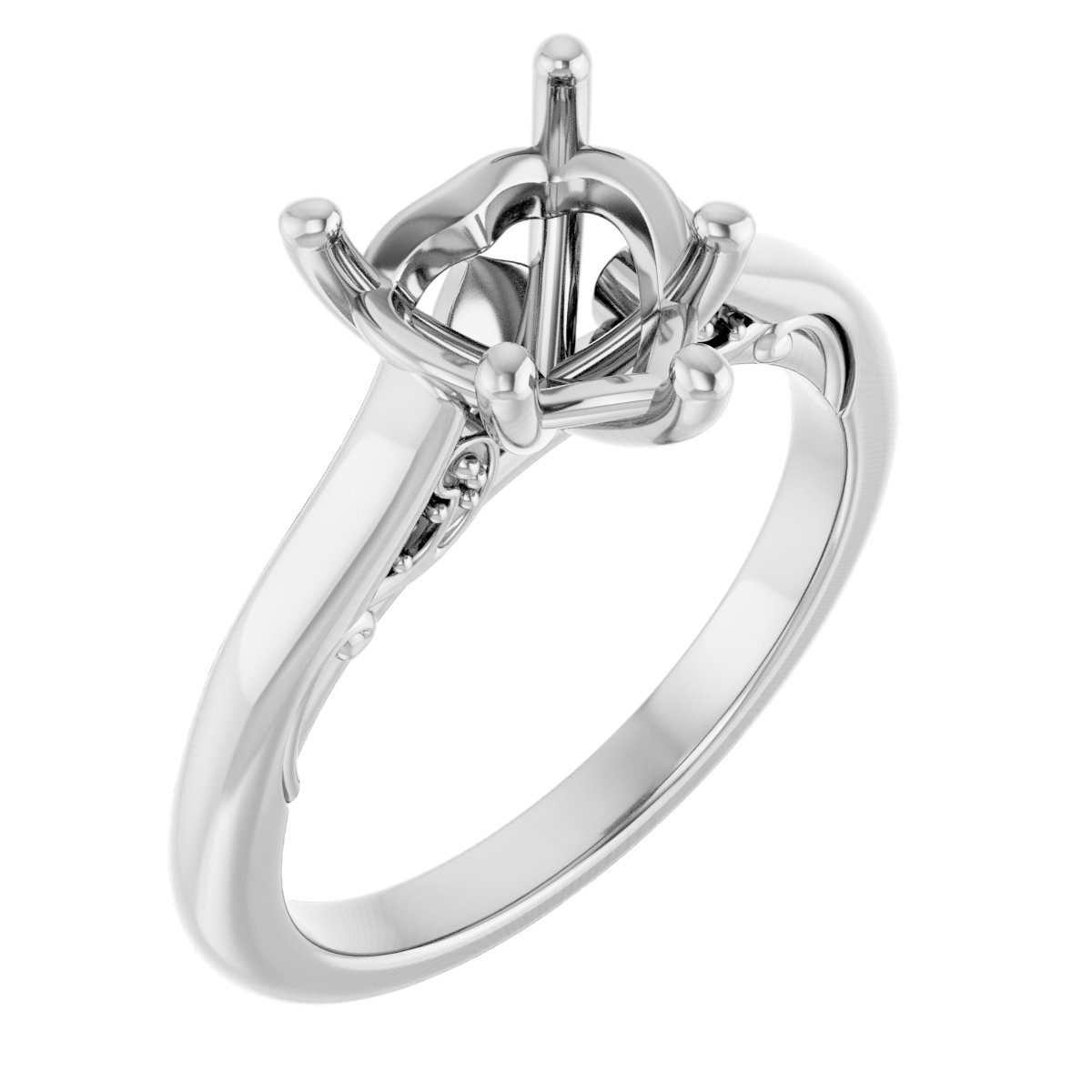 Accented Engagement Ring