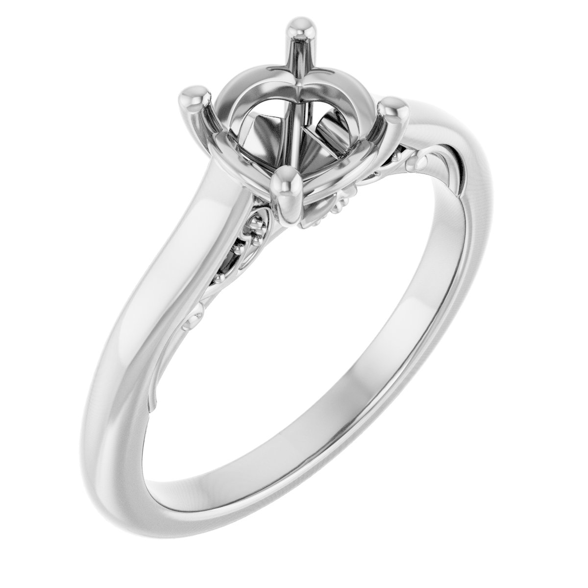 Accented Engagement Ring