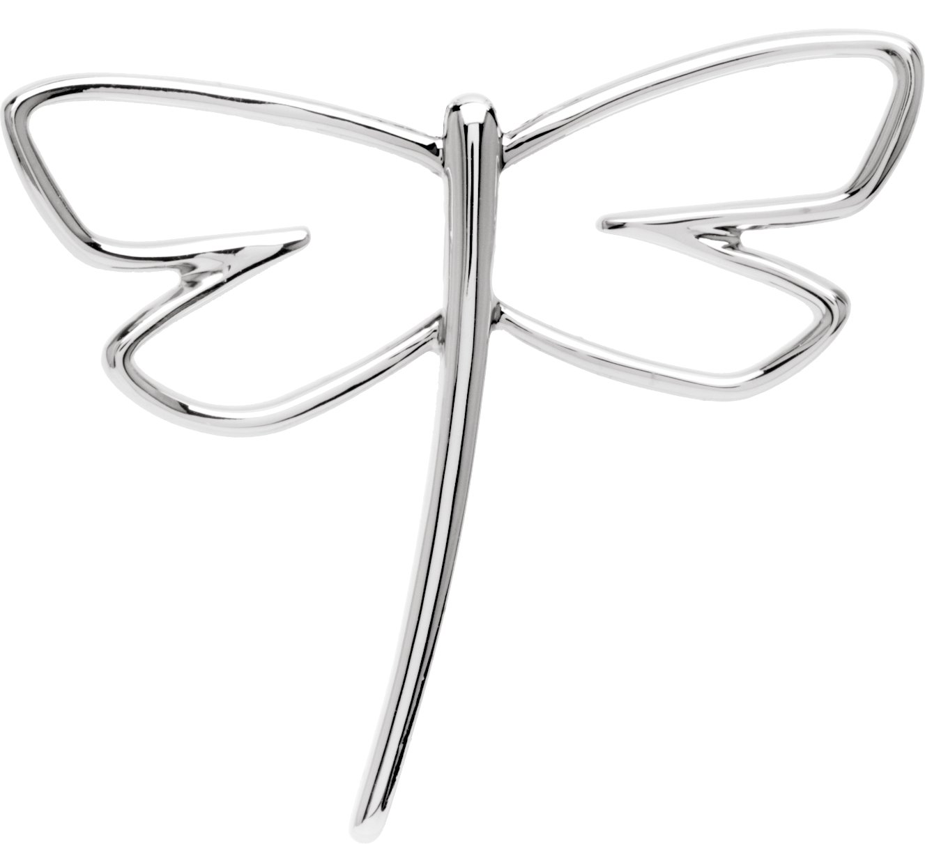 Sterling Silver Dragonfly Pendant  
