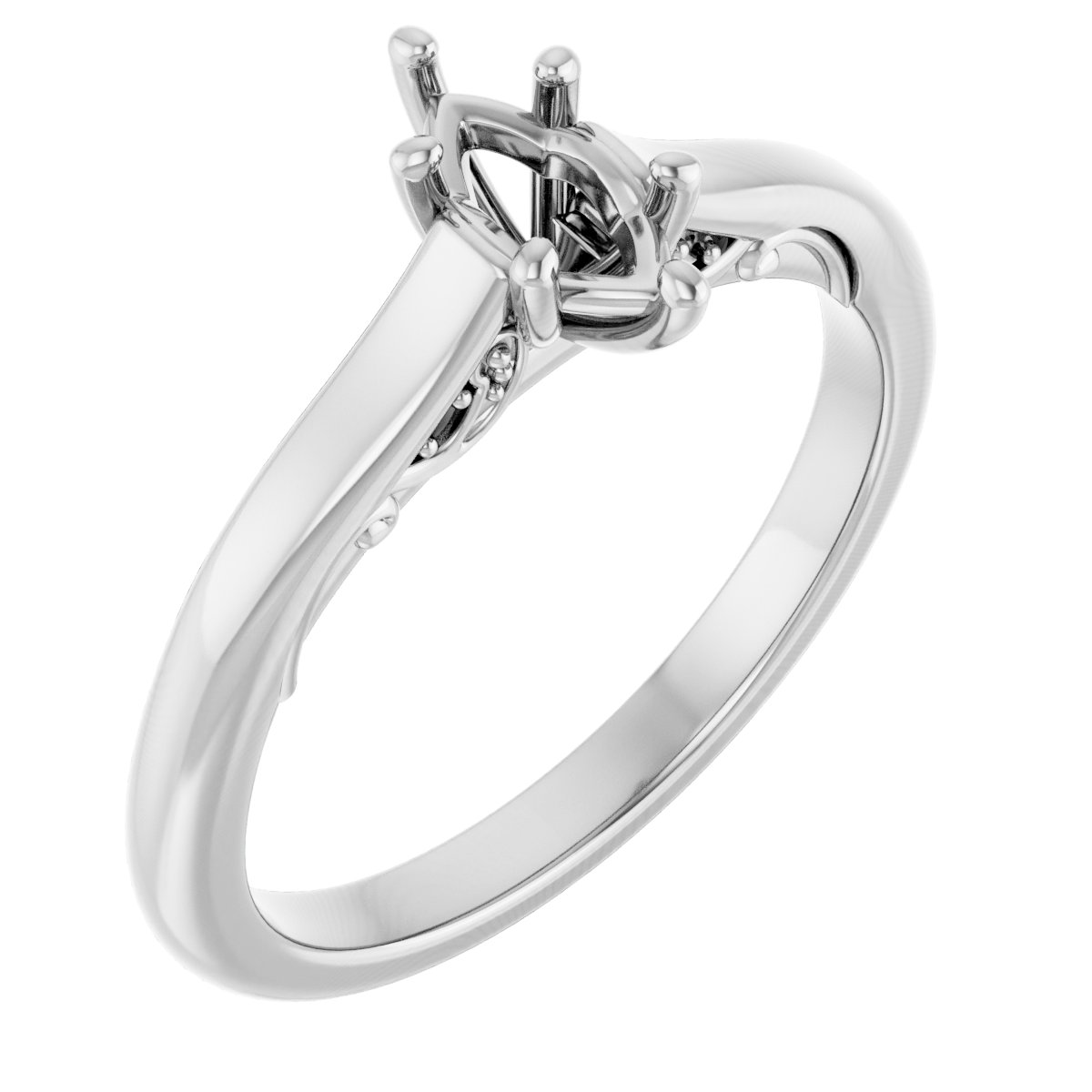 Accented Engagement Ring
