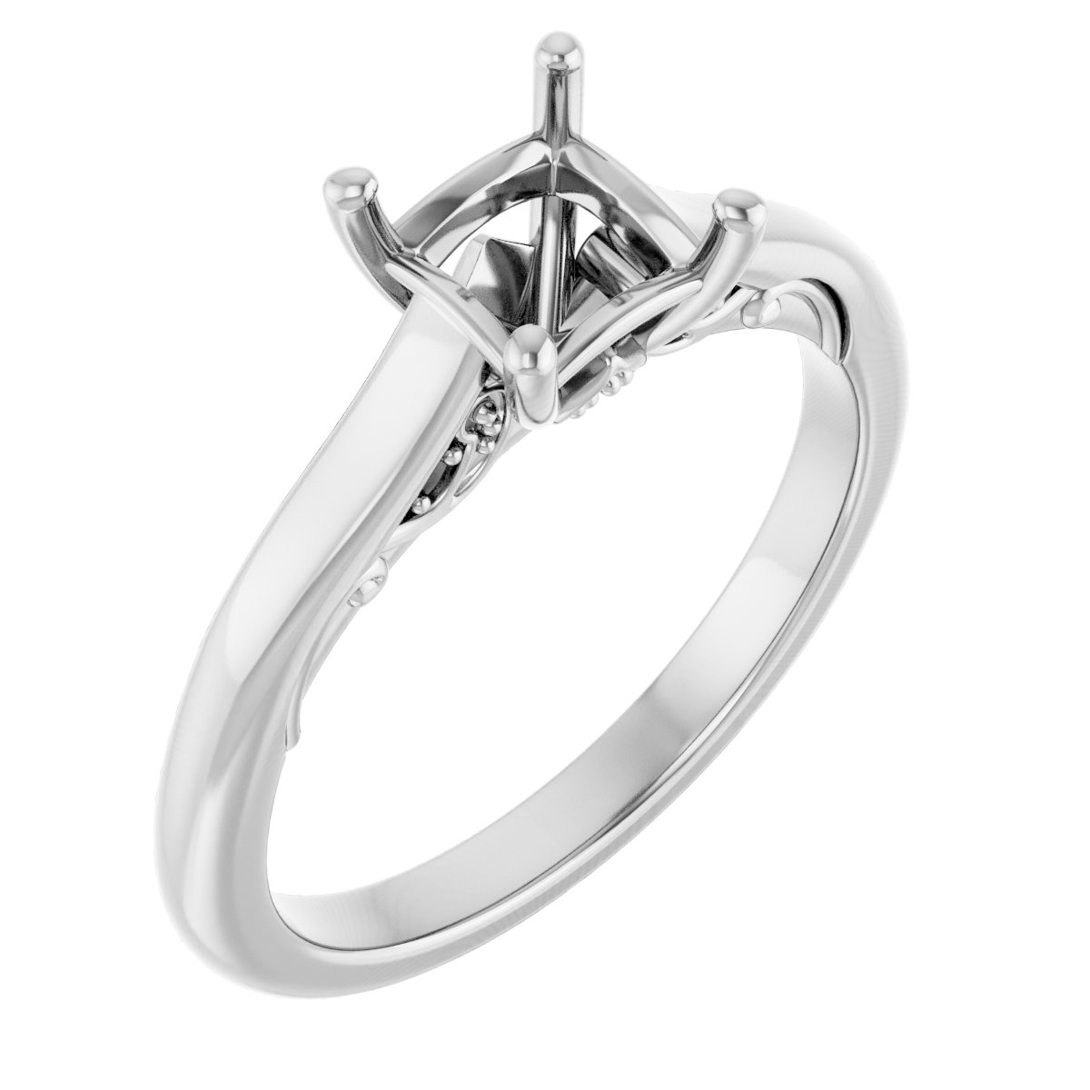 Accented Engagement Ring