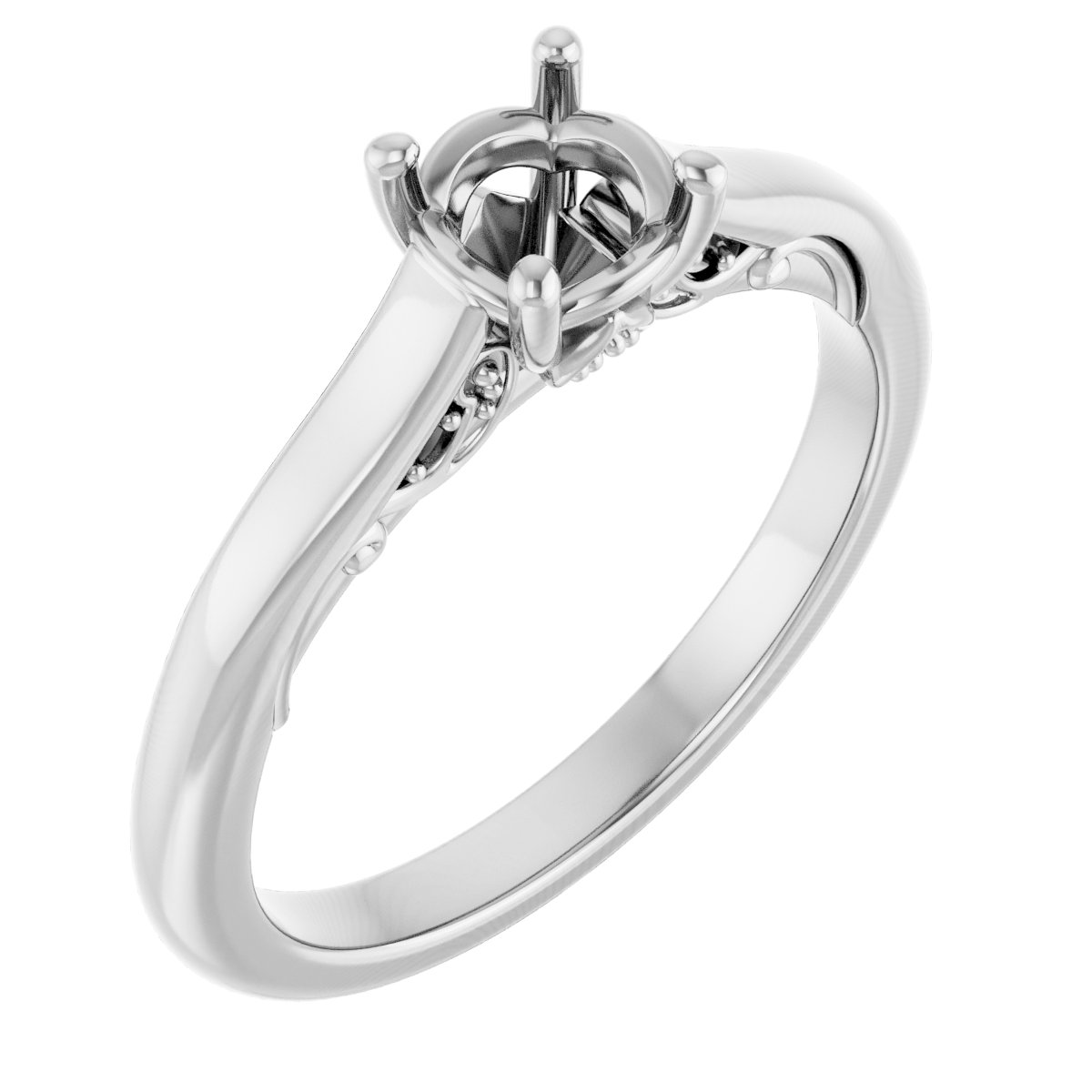 Accented Engagement Ring