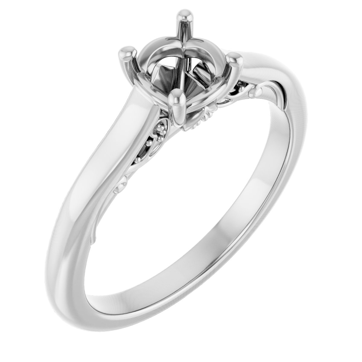 Accented Engagement Ring
