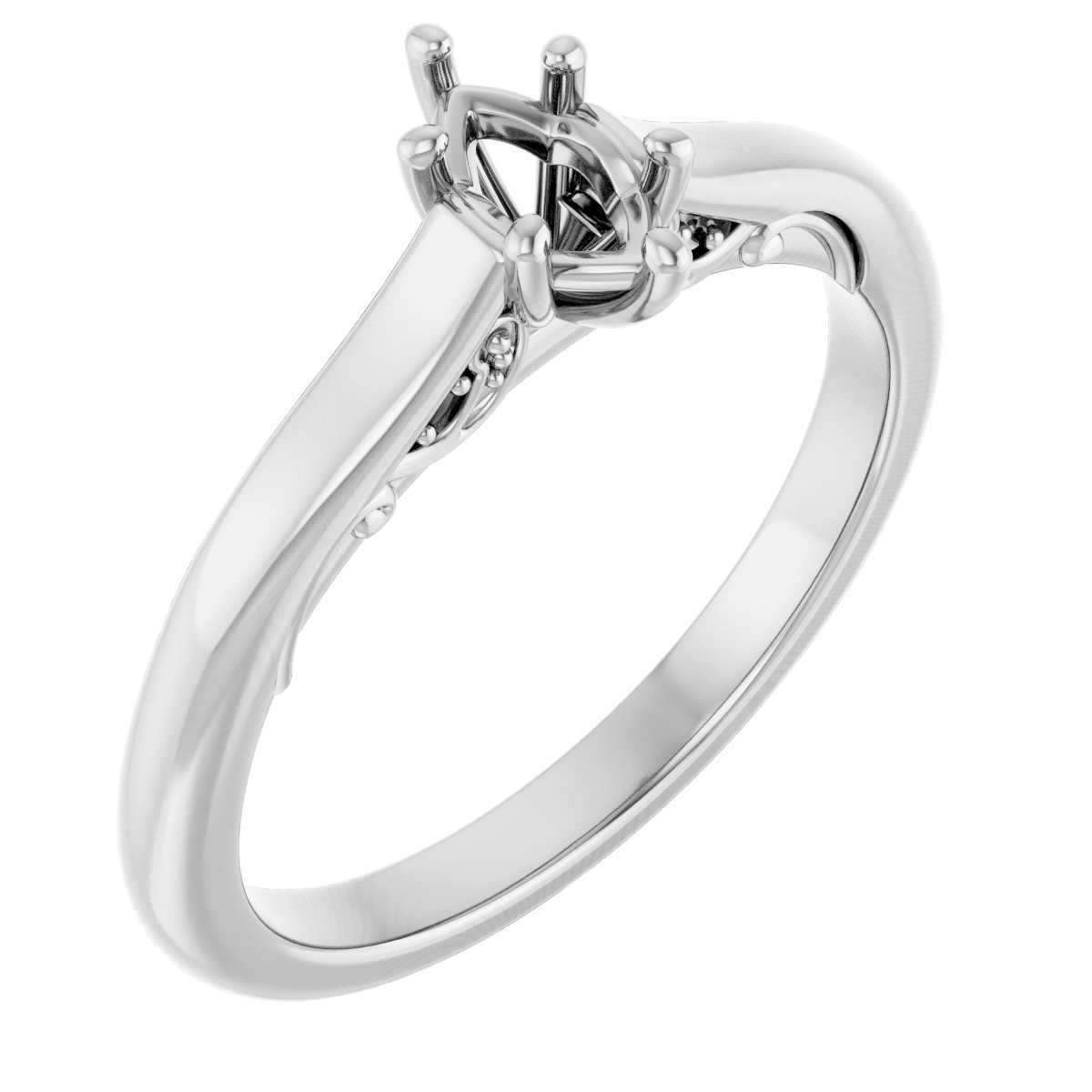 Accented Engagement Ring