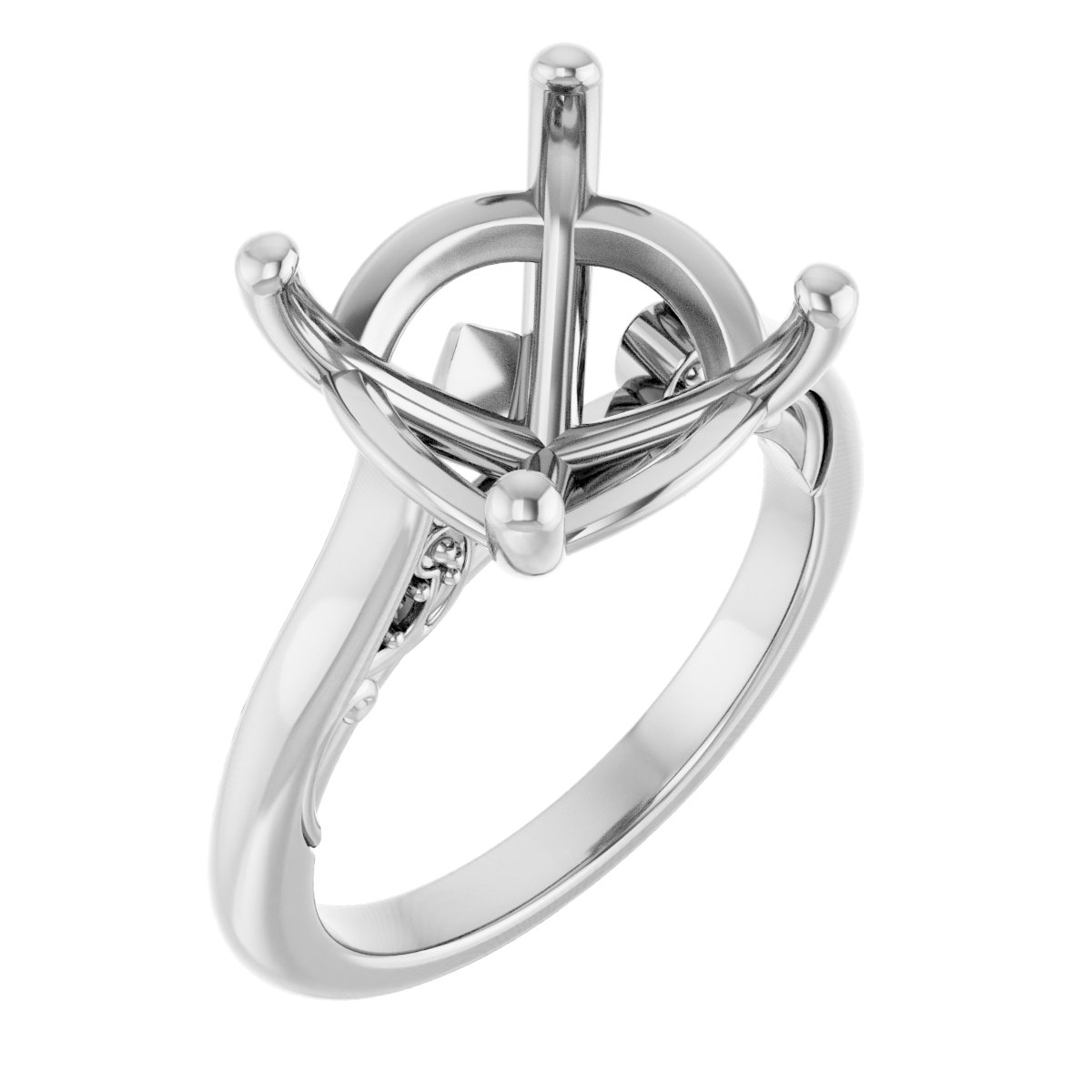 Accented Engagement Ring