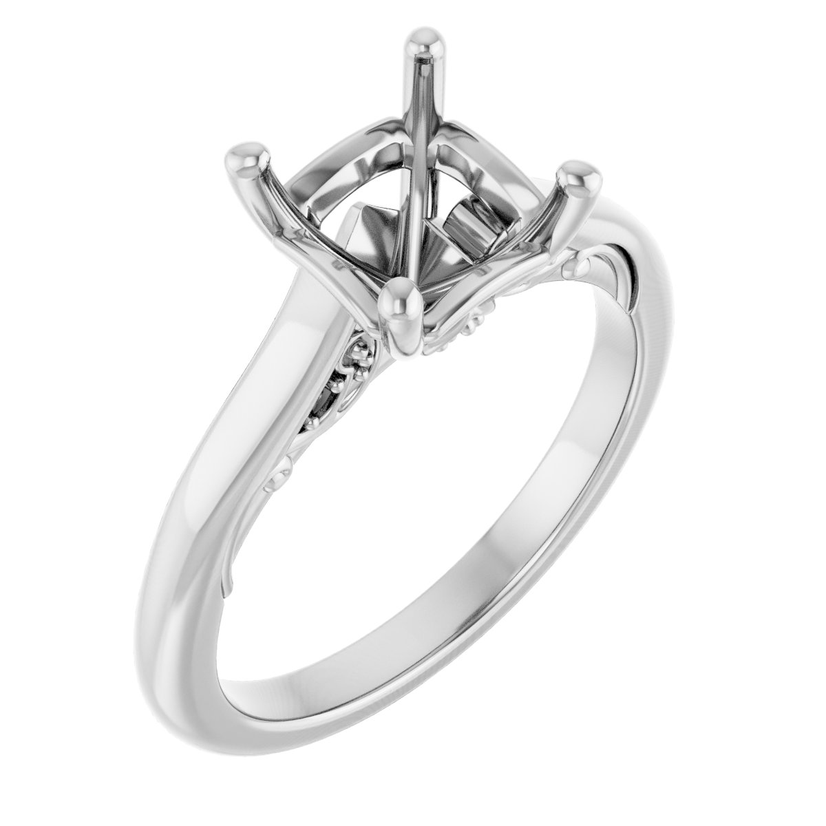 Accented Engagement Ring