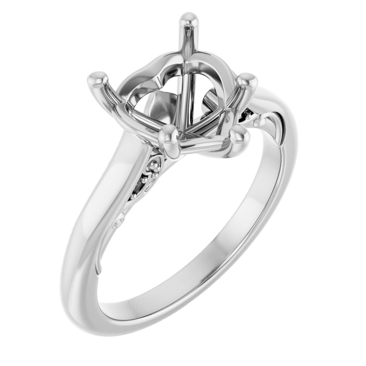 Accented Engagement Ring
