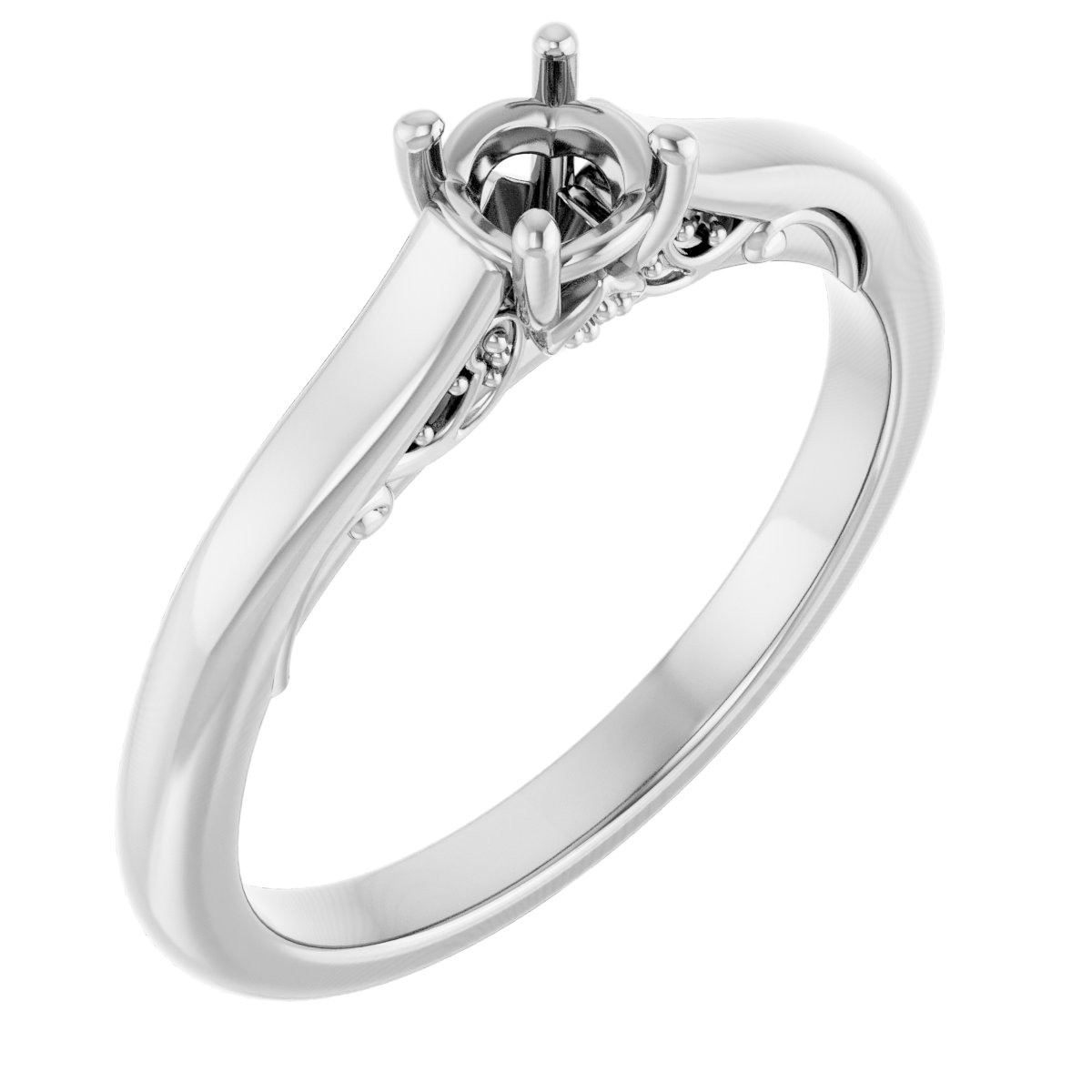 Accented Engagement Ring