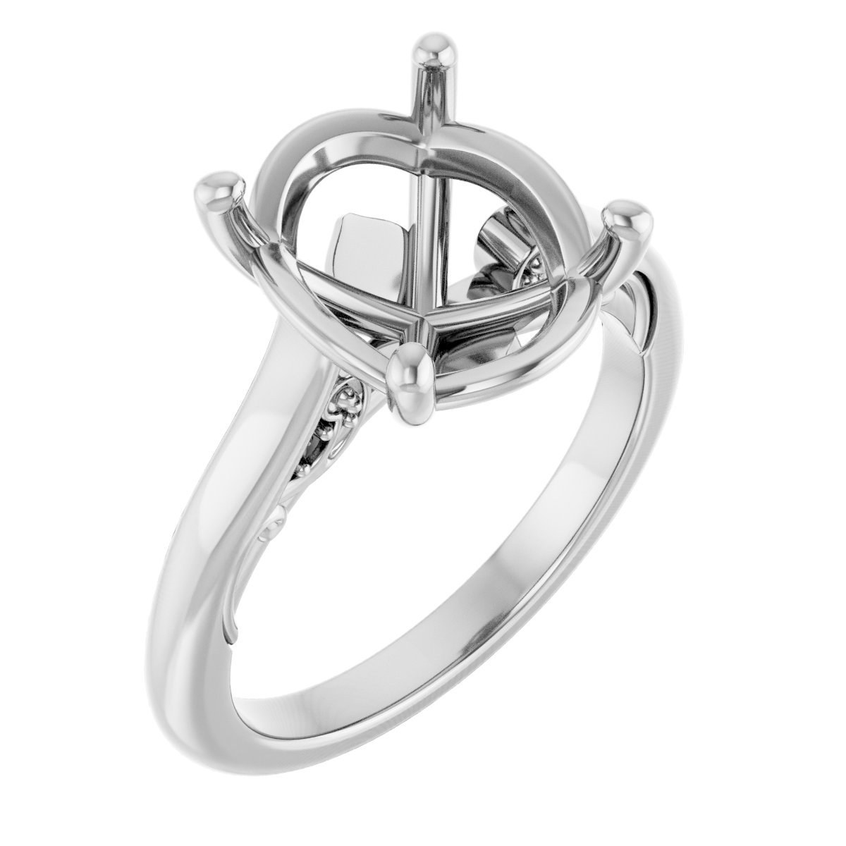 Accented Engagement Ring