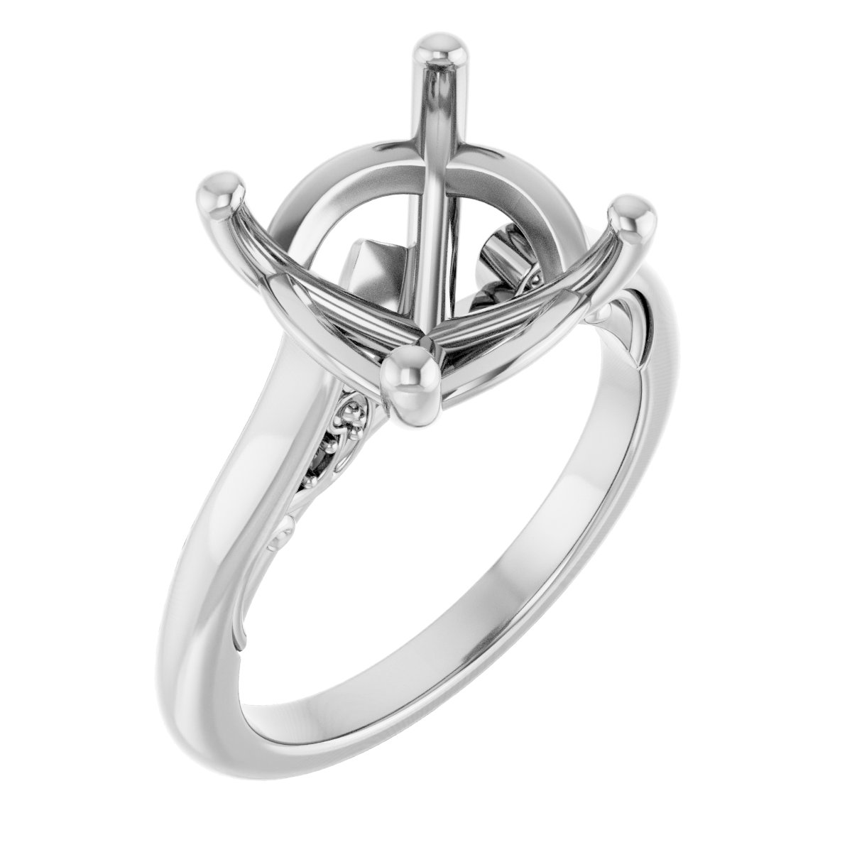 Accented Engagement Ring