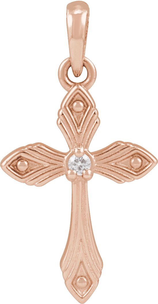 Accented Cross Necklace