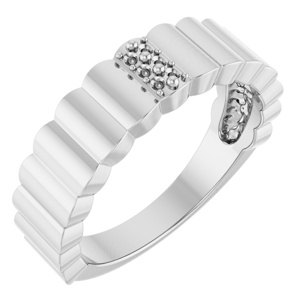 Accented Cigar Ring
