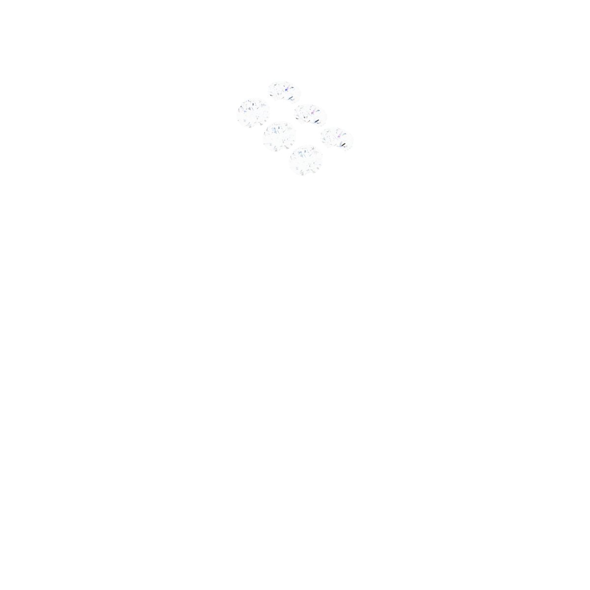 14k White Gold