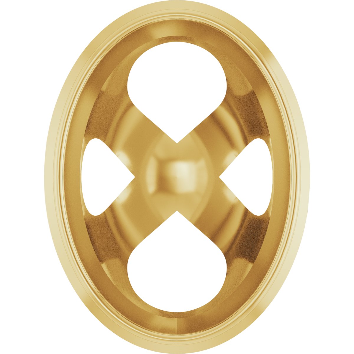 Bezel-Set Low Shank Setting