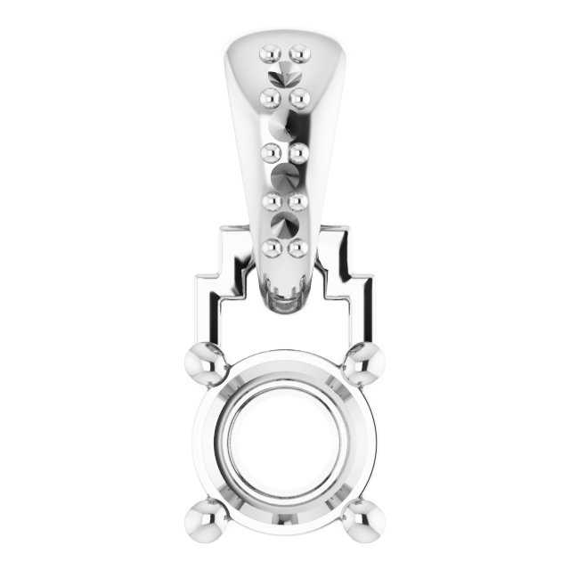 Accented Vintage-Inspired Pendant