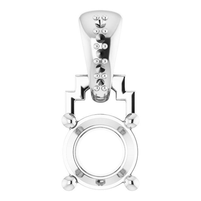 Accented Vintage-Inspired Pendant