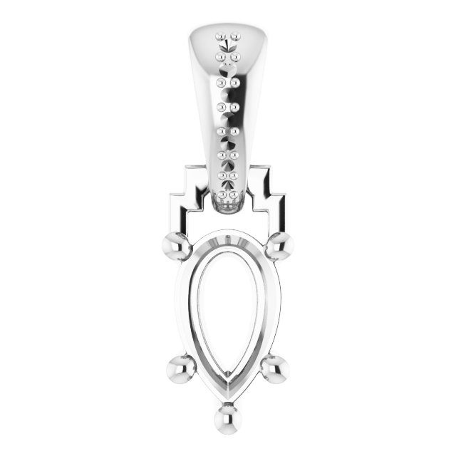 Accented Vintage-Inspired Pendant