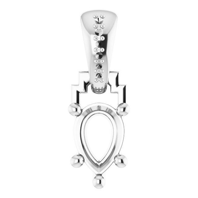 Accented Vintage-Inspired Pendant