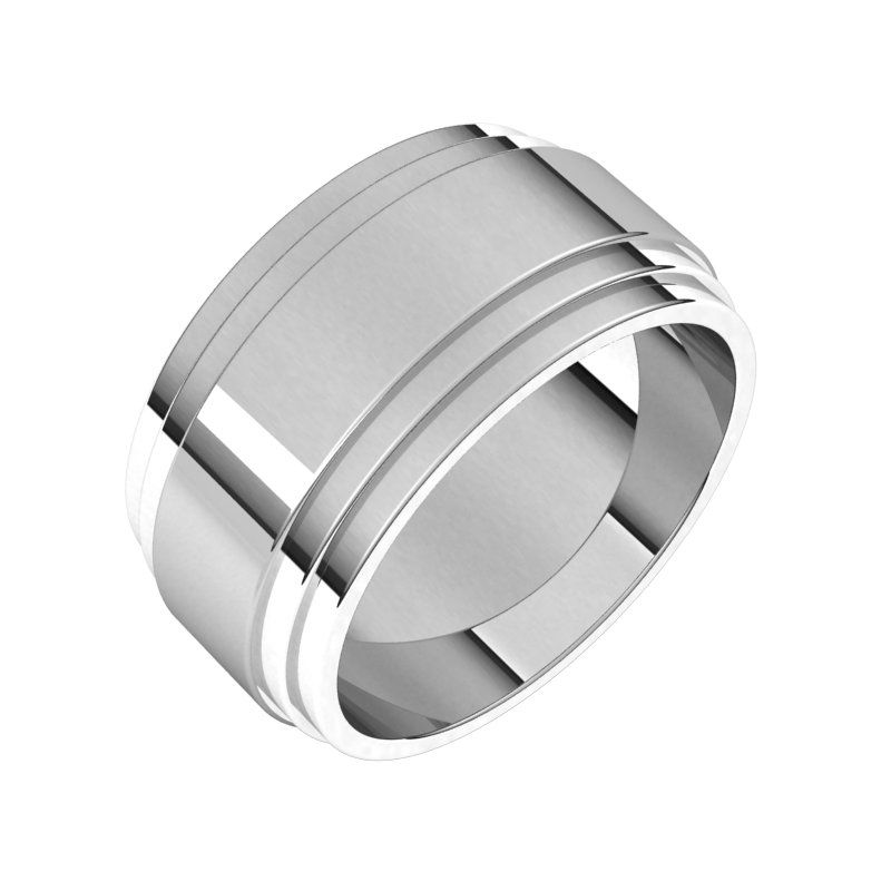 Double Stepped-Edge Flat Band
