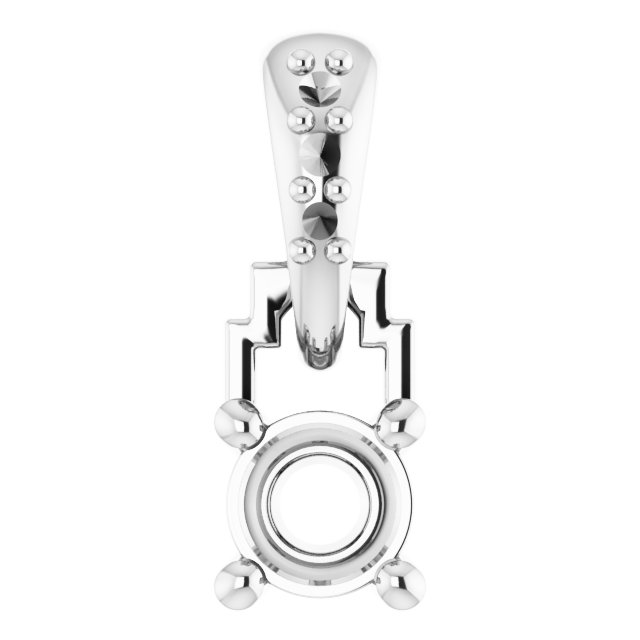 Accented Vintage-Inspired Pendant