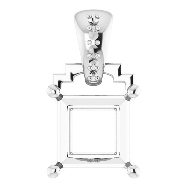Accented Vintage-Inspired Pendant