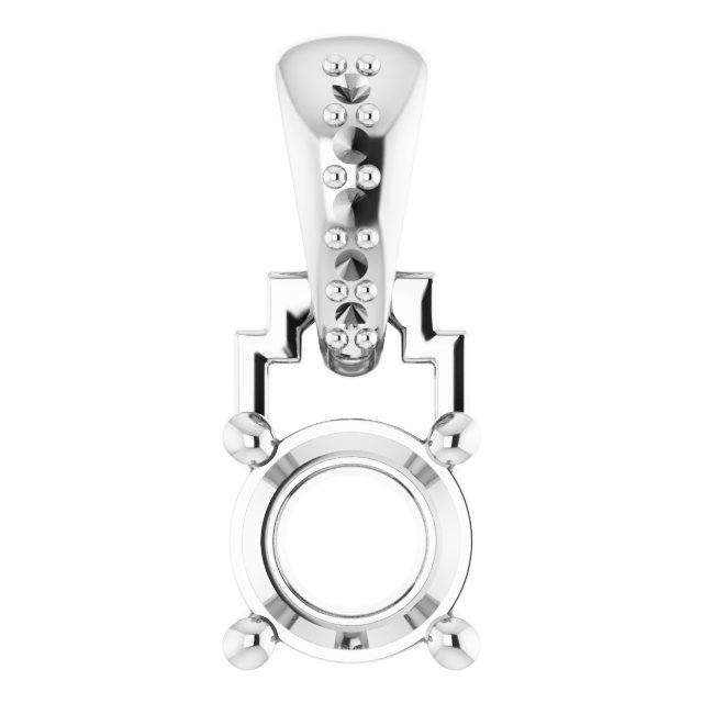 Accented Vintage-Inspired Pendant