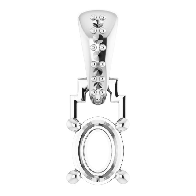 Accented Vintage-Inspired Pendant