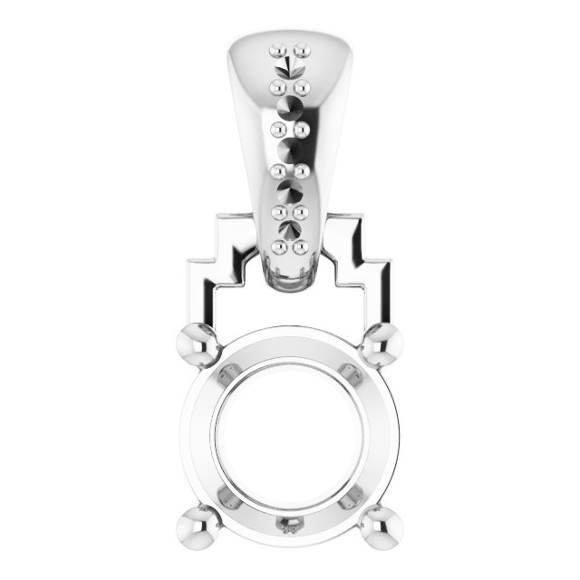 Accented Vintage-Inspired Pendant