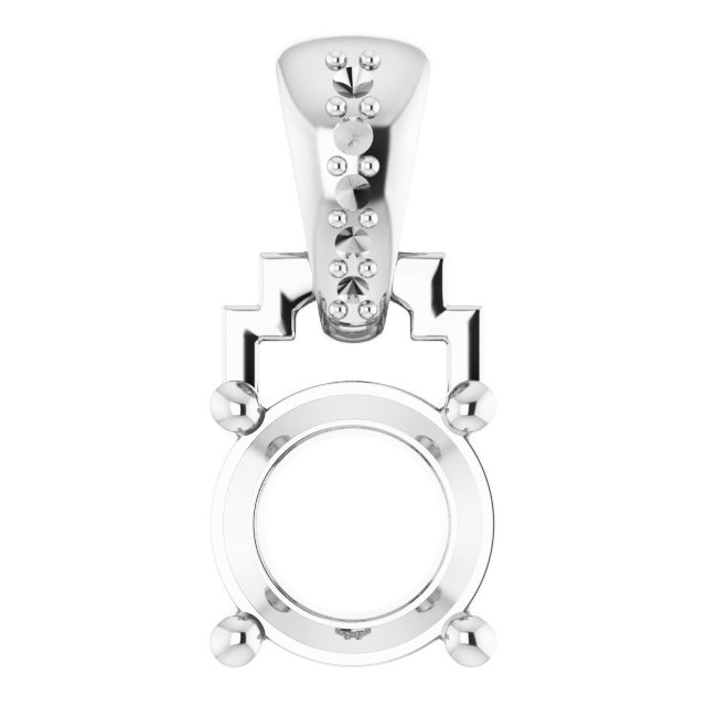 Accented Vintage-Inspired Pendant