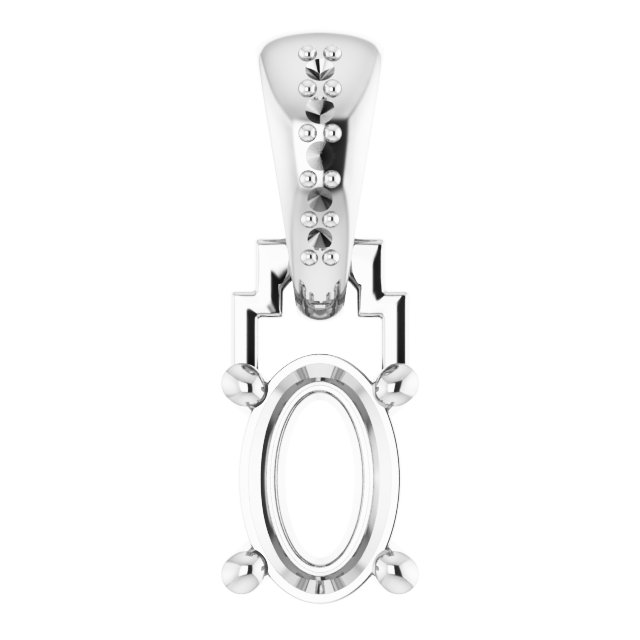 Accented Vintage-Inspired Pendant