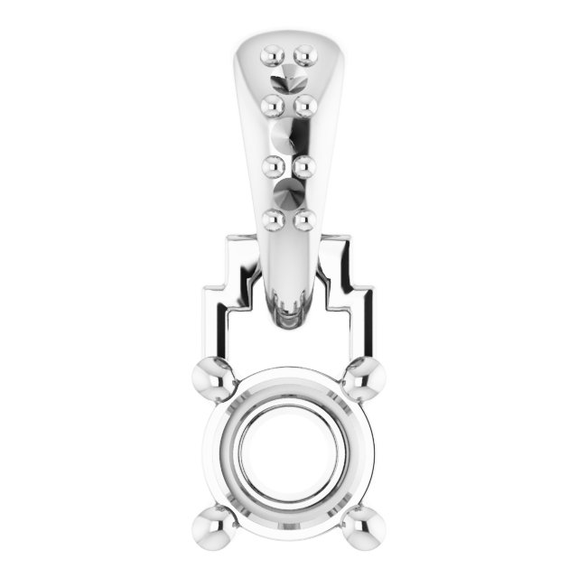 Accented Vintage-Inspired Pendant
