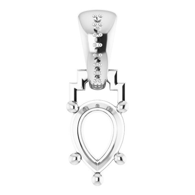 Accented Vintage-Inspired Pendant
