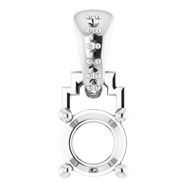 Accented Vintage-Inspired Pendant