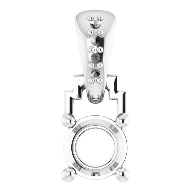 Accented Vintage-Inspired Pendant