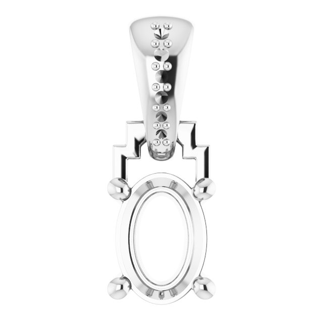 Accented Vintage-Inspired Pendant