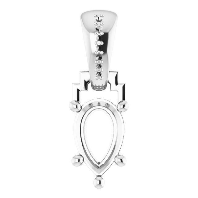 Accented Vintage-Inspired Pendant
