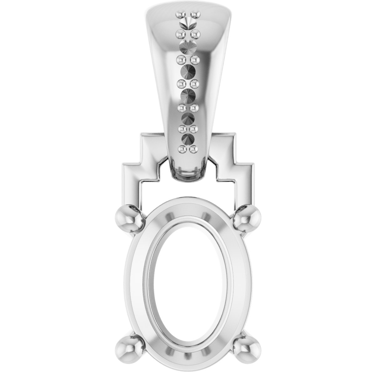 Accented Vintage-Inspired Pendant