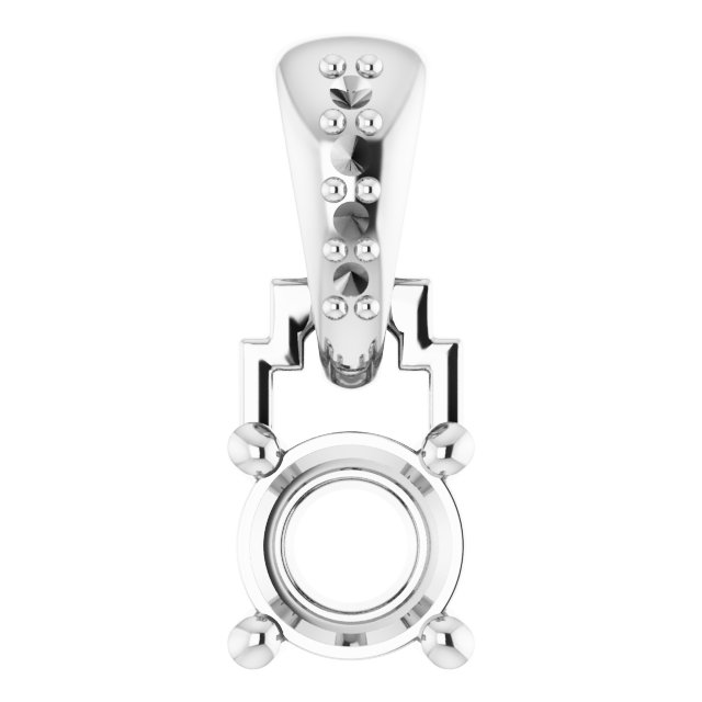 Accented Vintage-Inspired Pendant