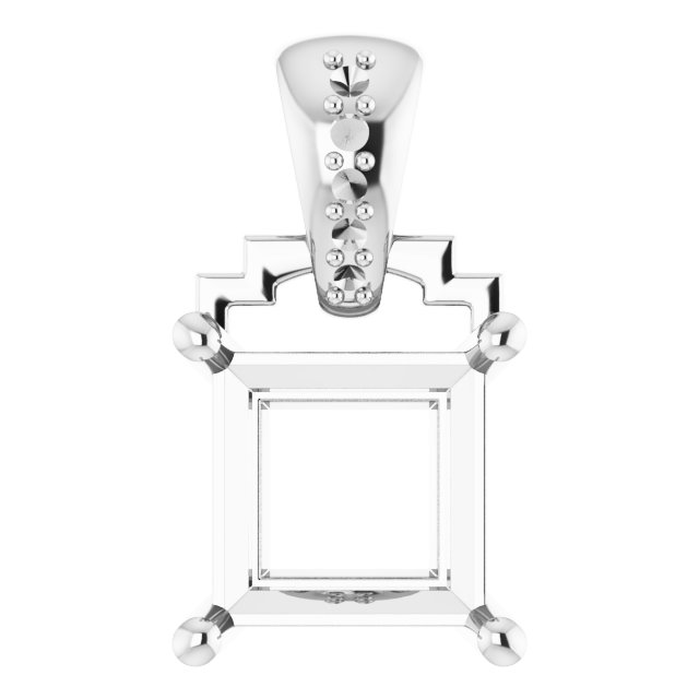 Accented Vintage-Inspired Pendant