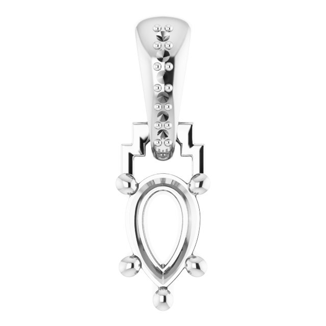 Accented Vintage-Inspired Pendant