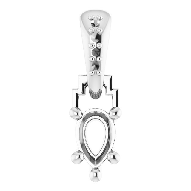 Accented Vintage-Inspired Pendant