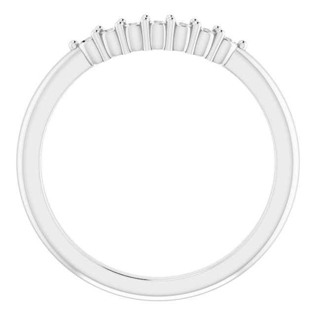 Band Mounting for 6 mm Square Ring view 2
