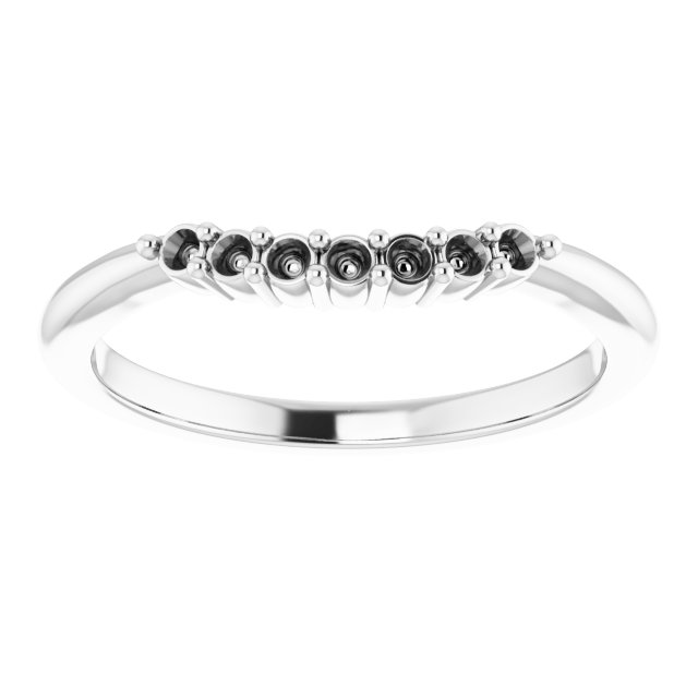 Band Mounting for 6 mm Square Ring view 3