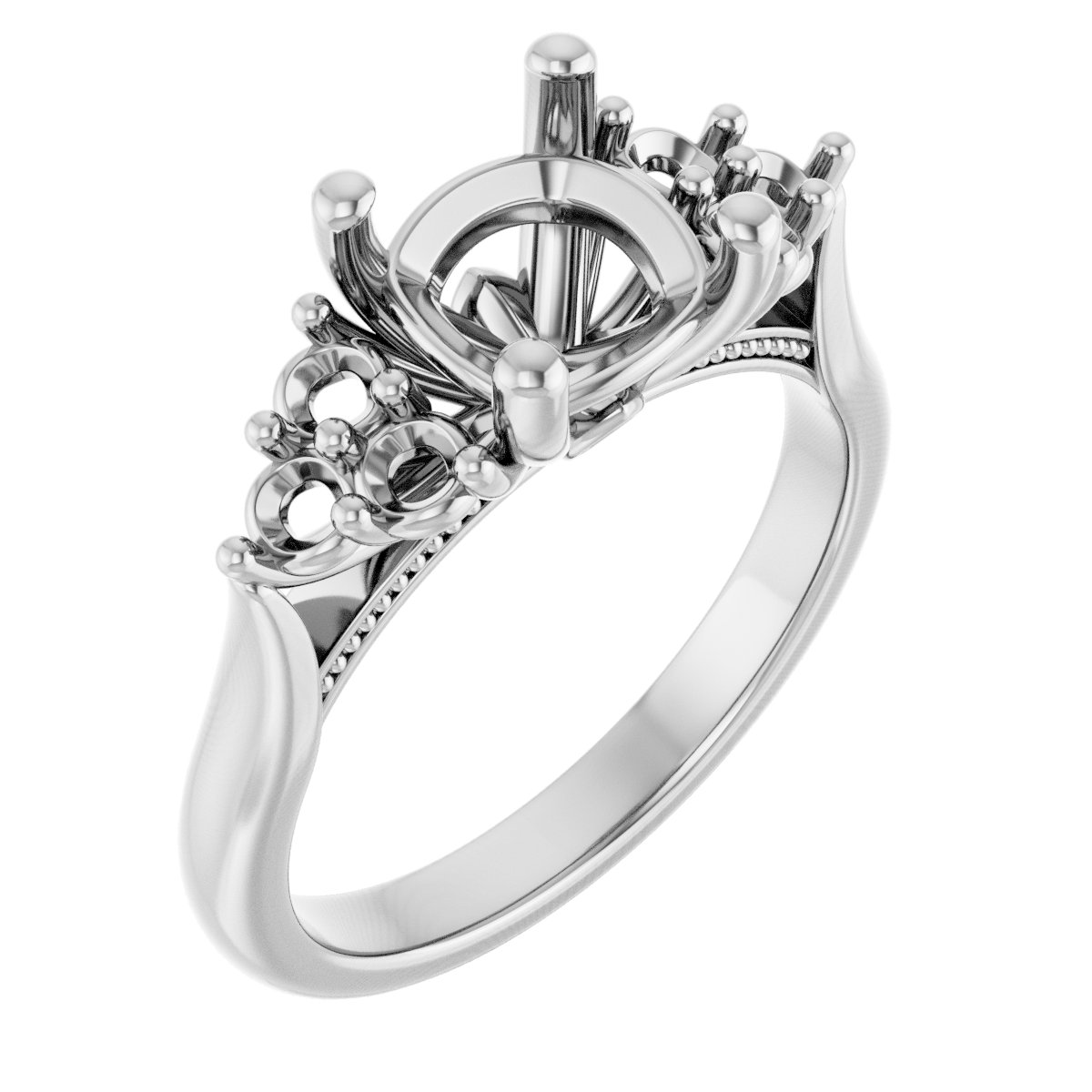 Accented Engagement Ring