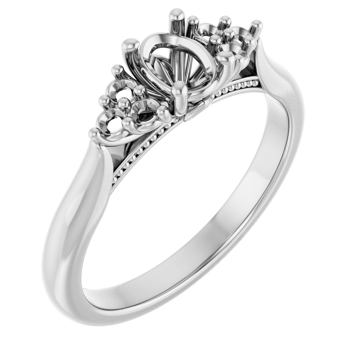 Accented Engagement Ring
