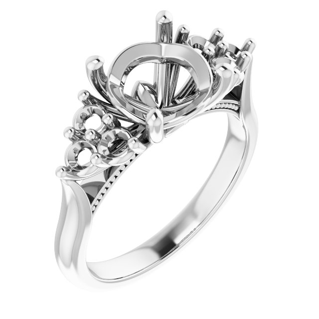 Accented Engagement Ring