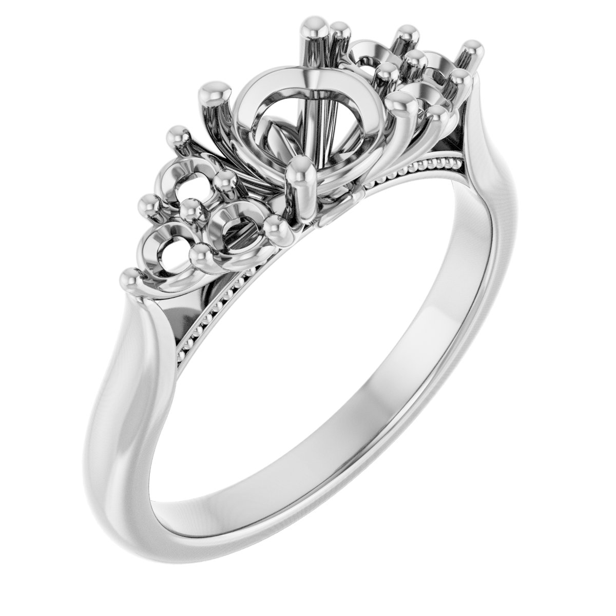 Accented Engagement Ring