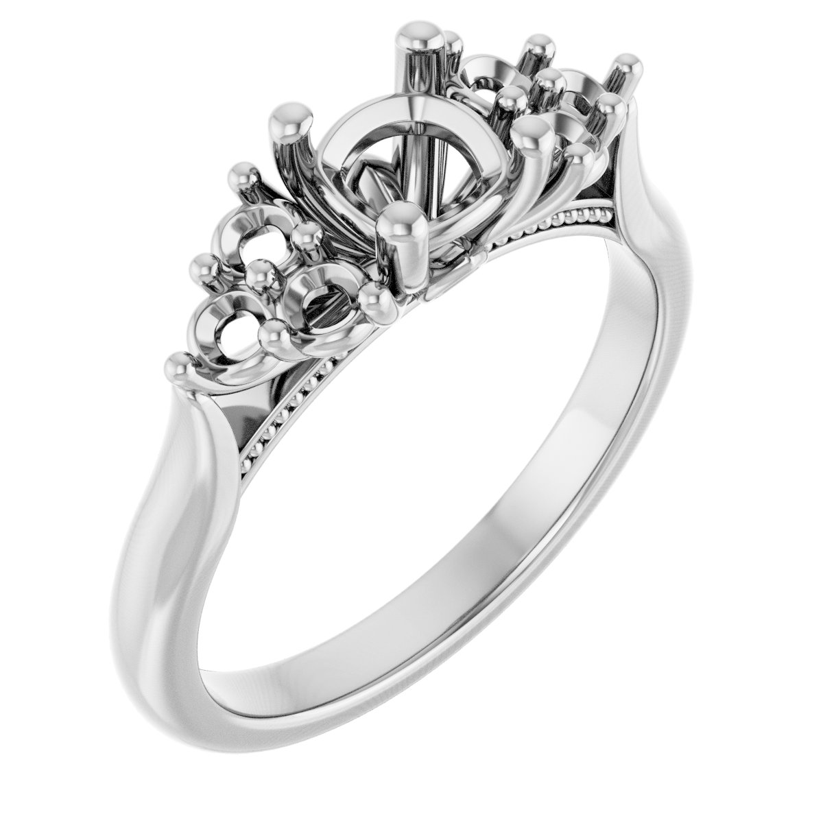 Accented Engagement Ring
